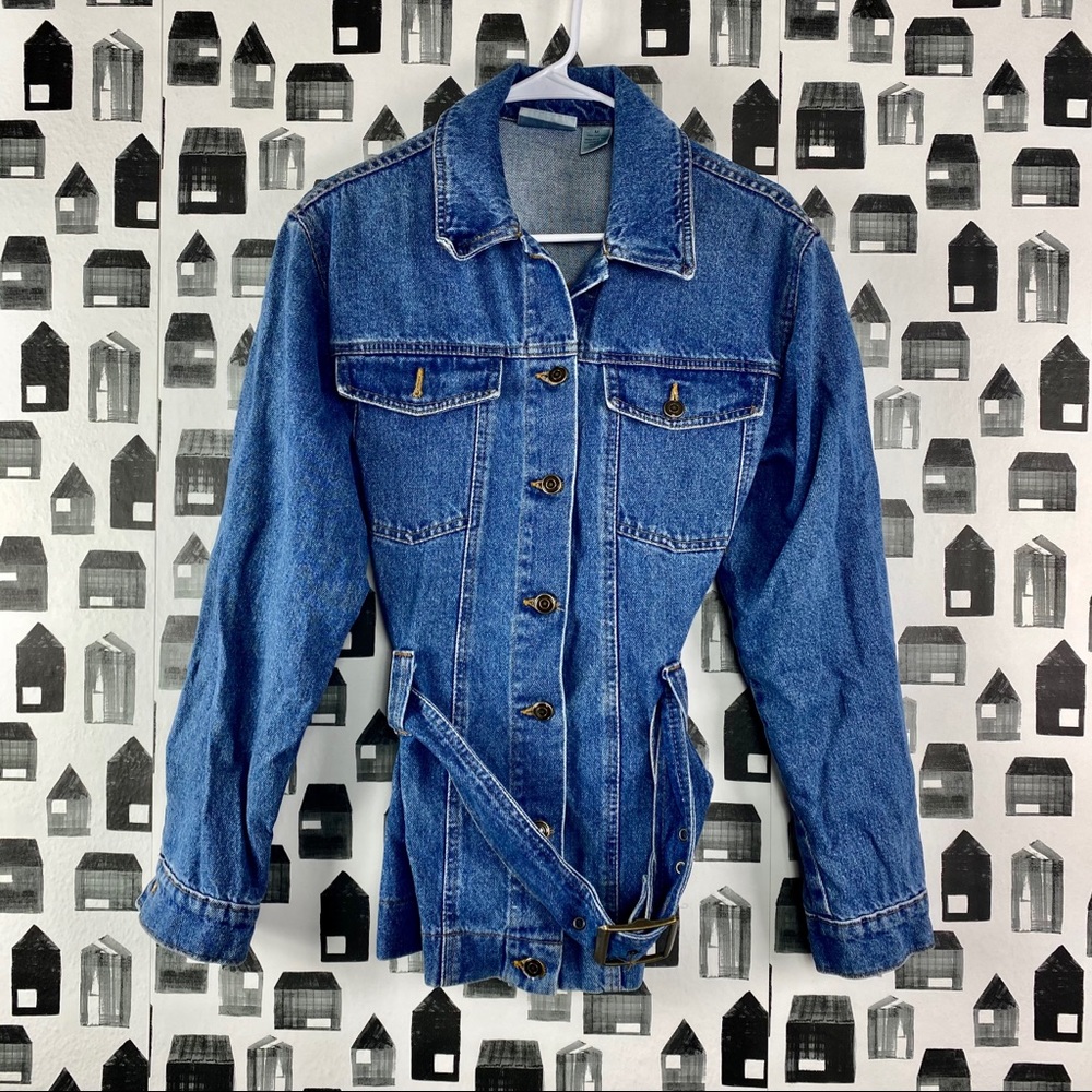 BP | Women’s Vintage Denim Button Down Jacket